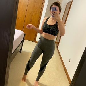 Victorias Secret PINK gray yoga leggings